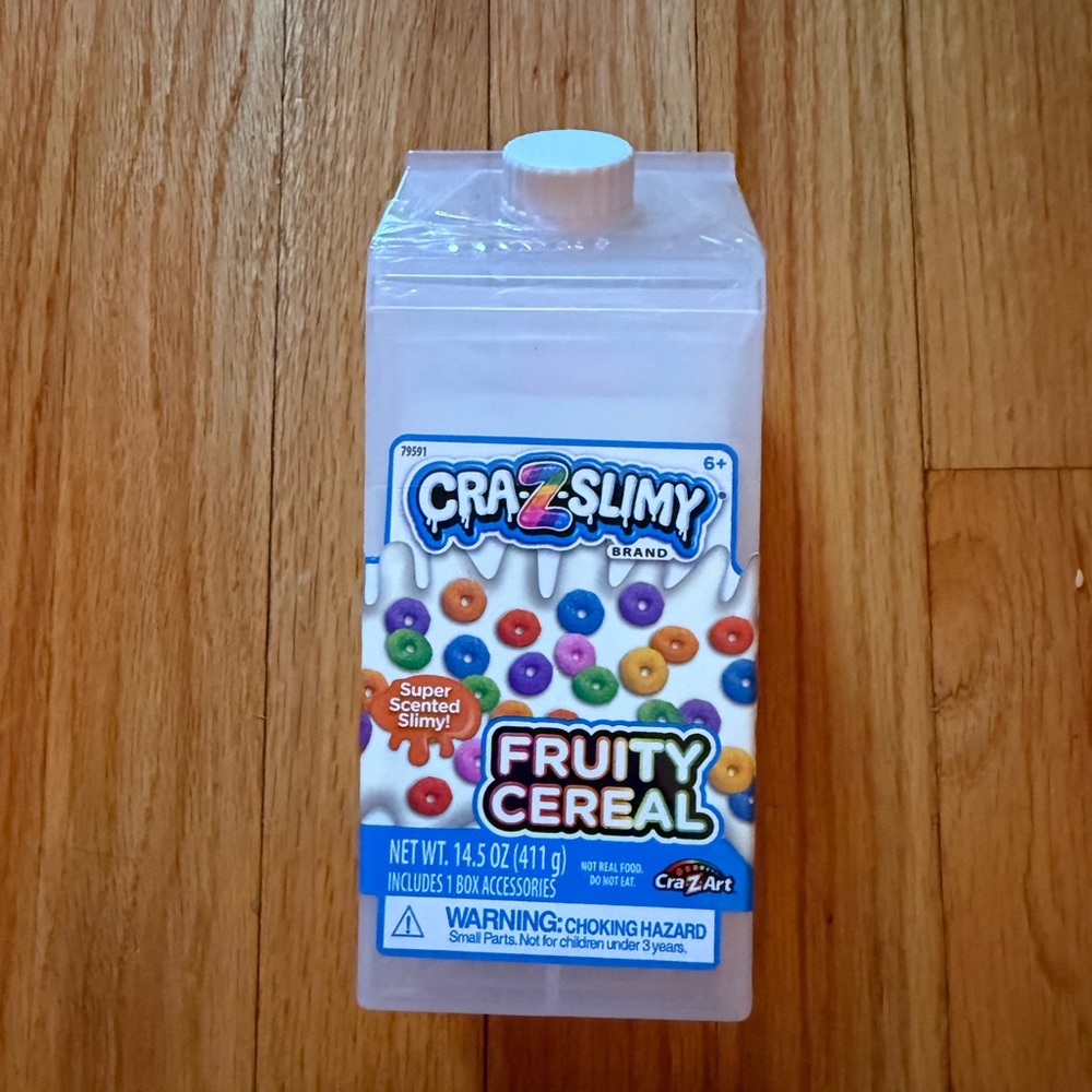 Fruity‎ Cereal Scented Slime - White Packaging